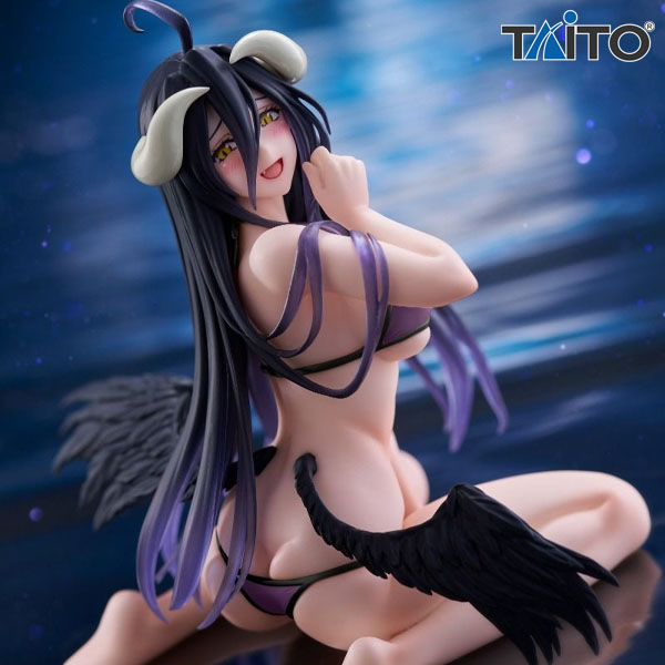 Taito Overlord Desktop Cute Albedo Swimsuit Version Figure (Renewal Edition)
